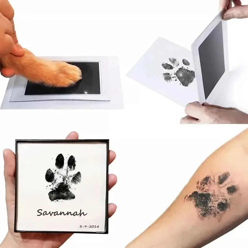 Paw & Handprint Memory Kit - Safe Inkpad For Kids and Animals