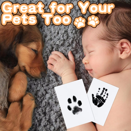 Paw & Handprint Memory Kit - Safe Inkpad For Kids and Animals